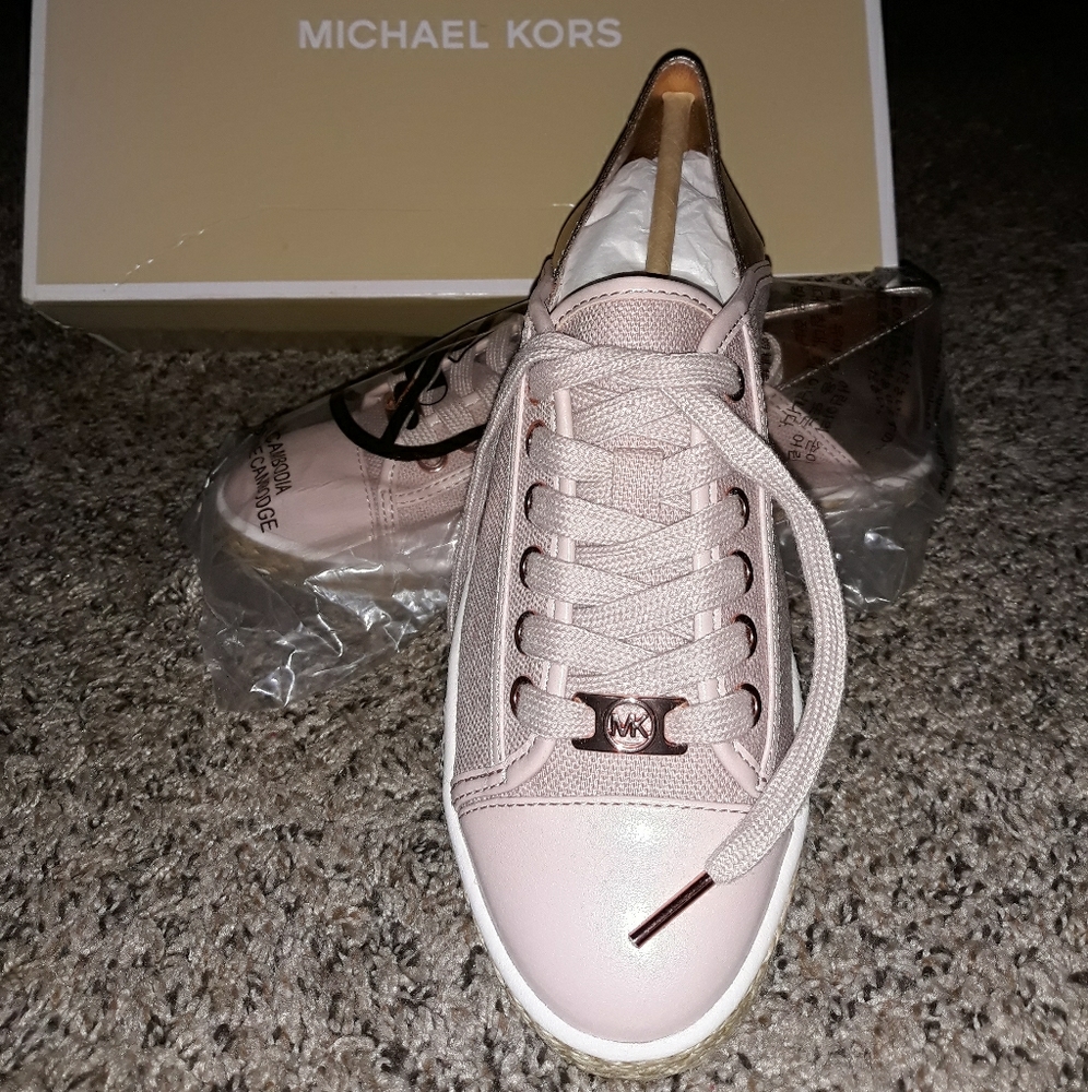 Michael Kors Kristy Slide Canvas Shoes